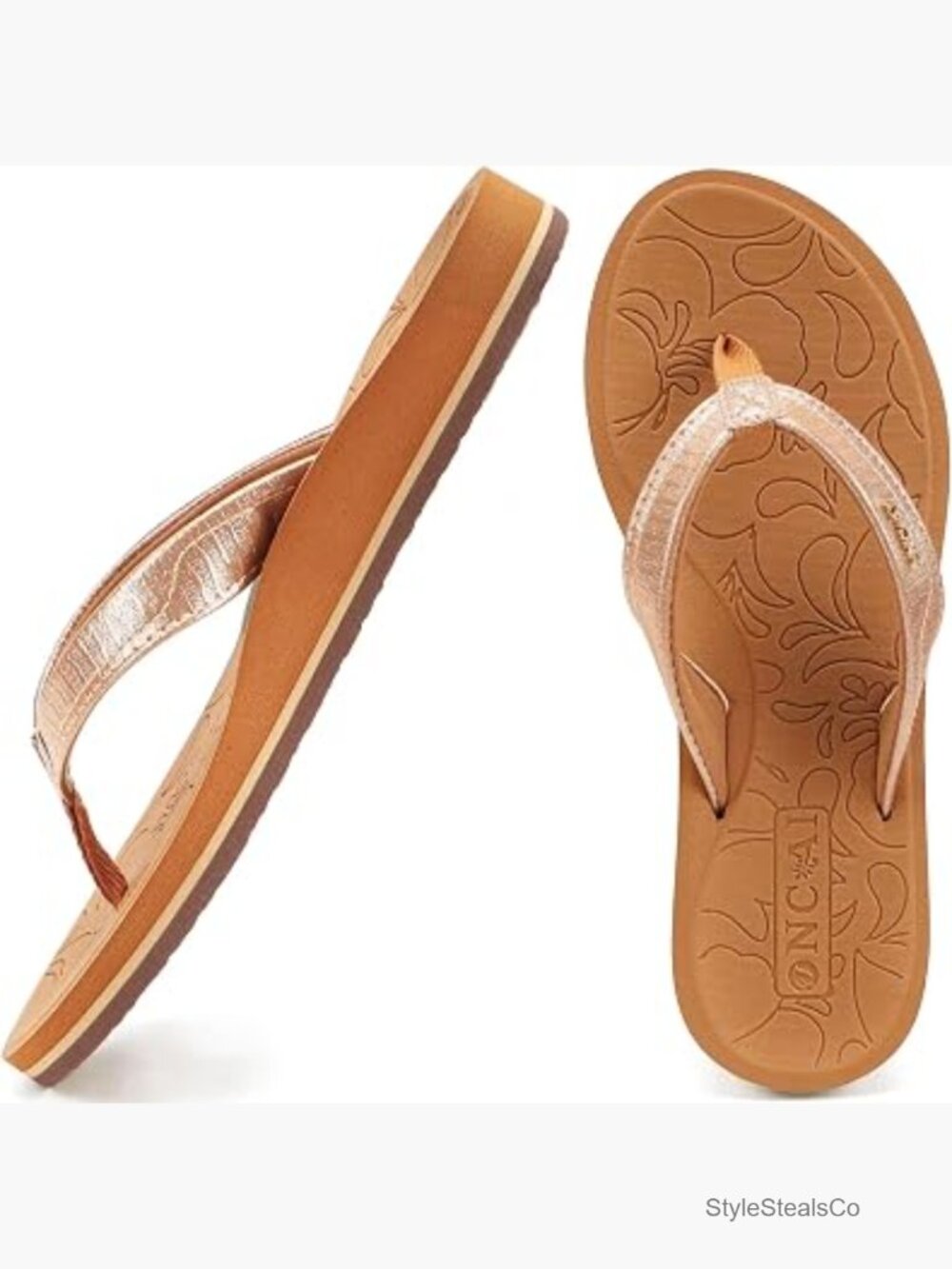 Womens Flip Flops Comfortable Summer Beach Thong Sandals Arch Support Cushion